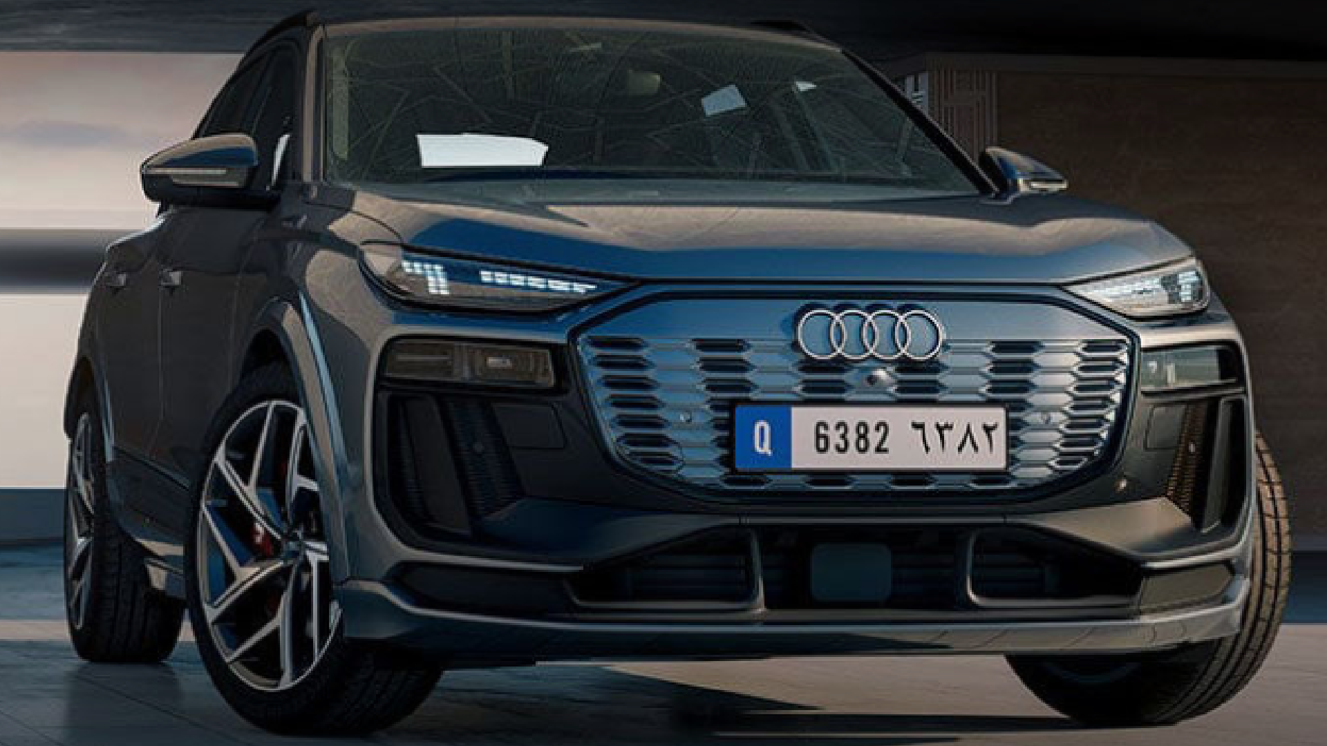 Get used to arriving early. The all-new Q6 e-tron. This is Audi.